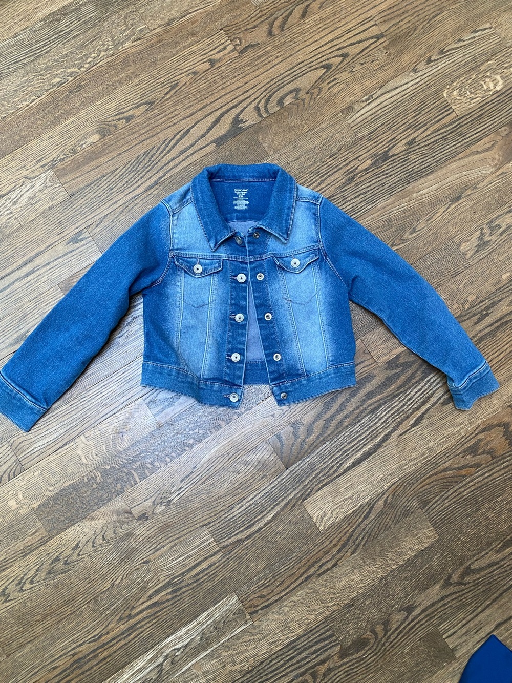 Girls' Blue Denim Jacket - Classic Trucker Style size 6